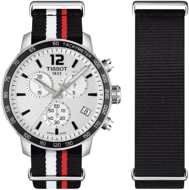 Часы Tissot Quickster Nato Chronograph T095.417.17.037.01