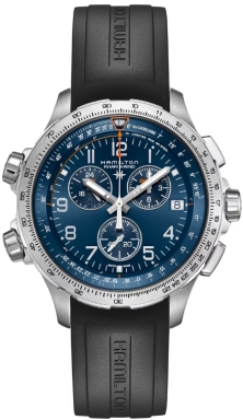 Часы Hamilton Khaki Aviation X-Wind GMT Chrono Quartz H77922341
