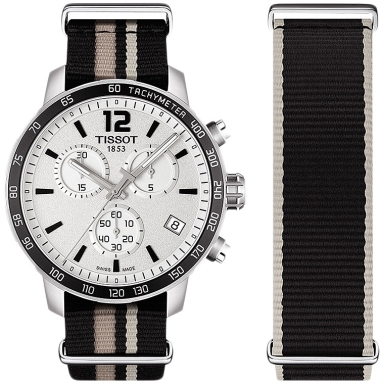 Часы Tissot Quickster Nato Chronograph T095.417.17.037.10