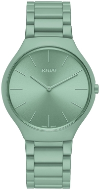 Часы Rado True Thinline Les Couleurs™ Le Corbusier Slightly greyed English green 32041 R27096662
