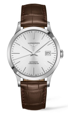 Часы Longines Record Auto COSC Chronometer L2.821.4.72.2
