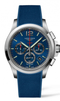 Часы Longines Conquest V.H.P. Quartz Chrono L3.717.4.96.9