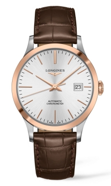 Часы Longines Record Auto COSC Chronometer L2.821.5.72.2