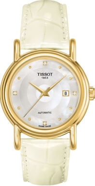 Часы Tissot Carson Automatic Lady 18K Gold T907.007.16.106.01