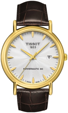 Часы Tissot Carson Powermatic 80 18K Gold T907.407.16.031.00